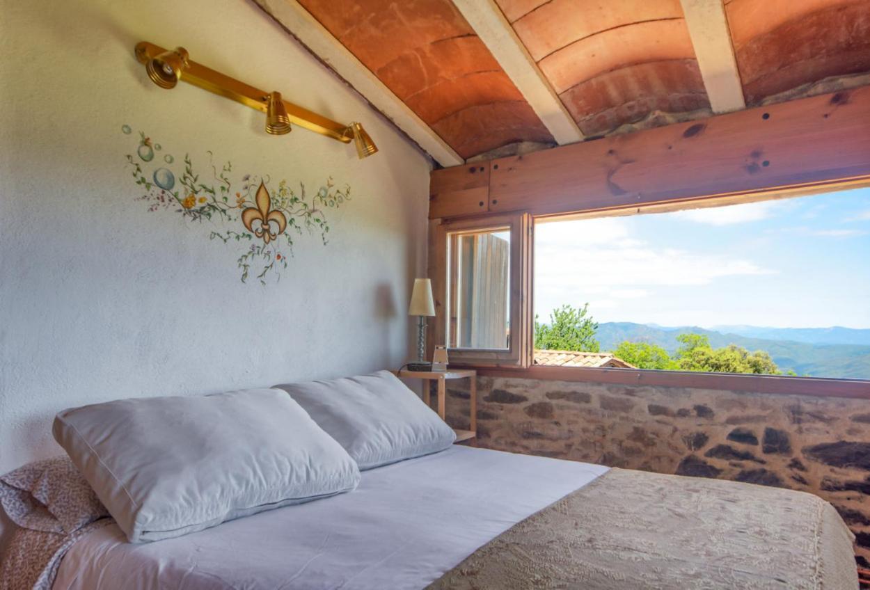 Apartamento Duplex Rural Con Chimenea Y Vistas Panoramicas Desde La Cama Sant Marti Sacalm Exterior foto