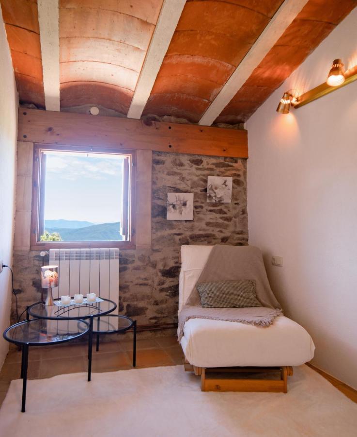 Apartamento Duplex Rural Con Chimenea Y Vistas Panoramicas Desde La Cama Sant Marti Sacalm Exterior foto